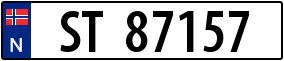 Truck License Plate